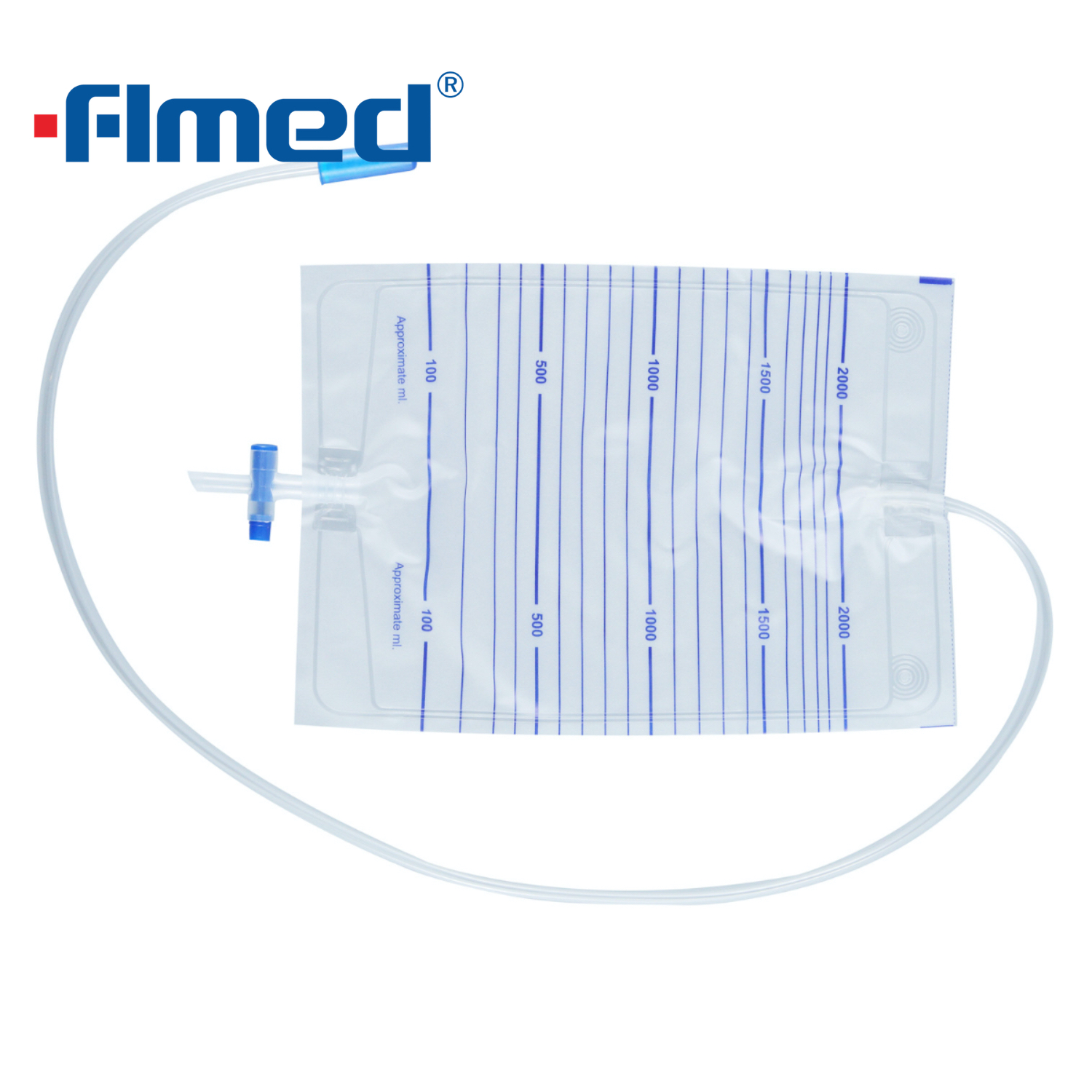 Sac de collecte d'urine adulte de 2000 ml Sac de drainage urinaire économique jetable sac d'urine sac