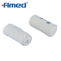 Hospital 10 cm x 4,5 m pack de bandage en crêpe élastique enveloppé individuellement de 12 rouleaux