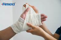 Bandage en crêpe de coton à haute qualité 7,5 cm