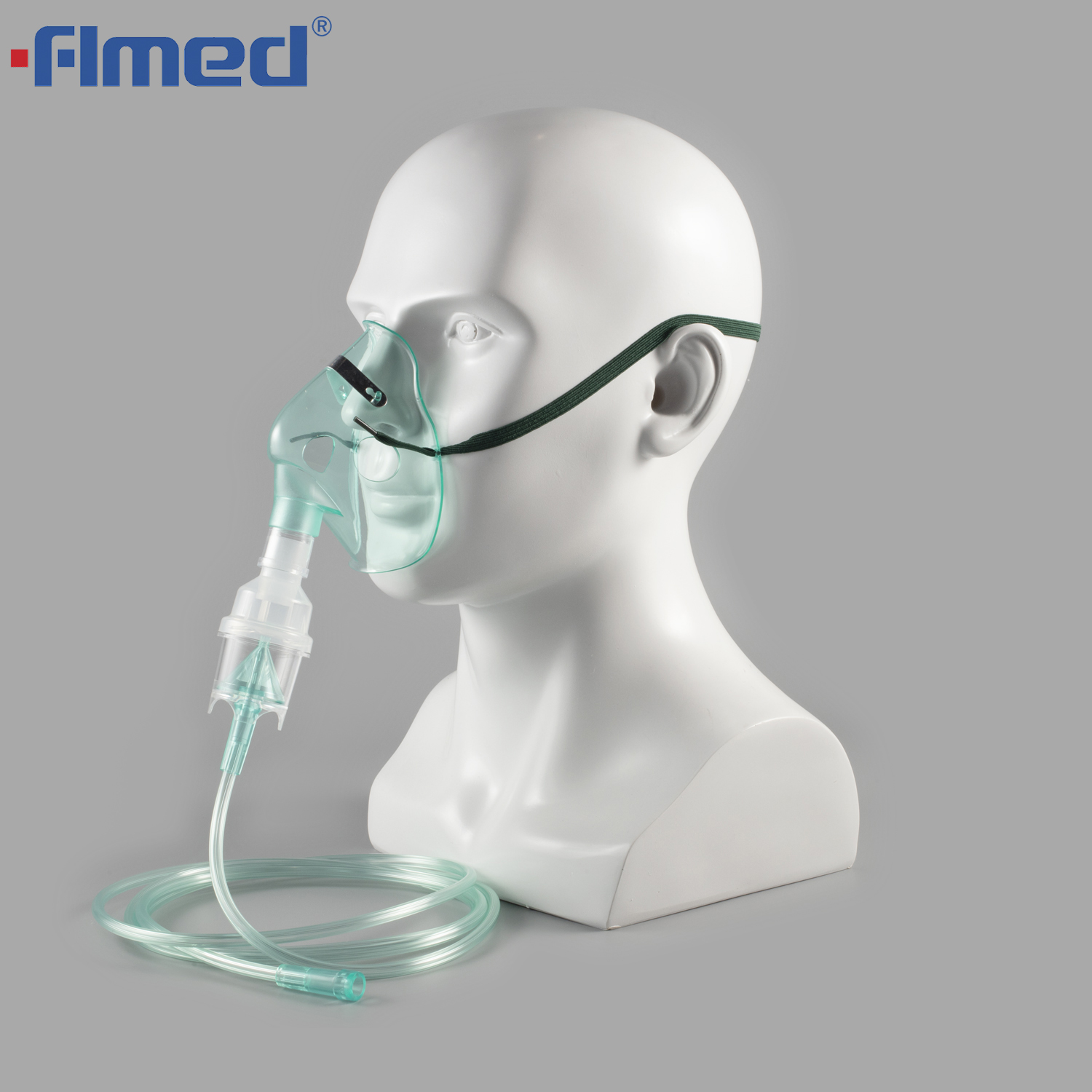 aérosol médical. masque nébuleuse de bronchite. : image
